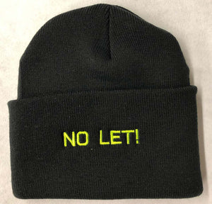 No Let! Beanie